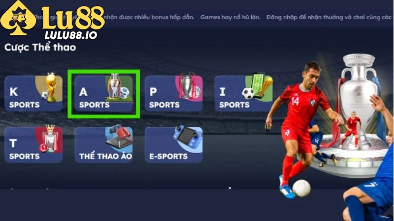 Tìm hiểu sảnh đối tác Thể thao A-sport